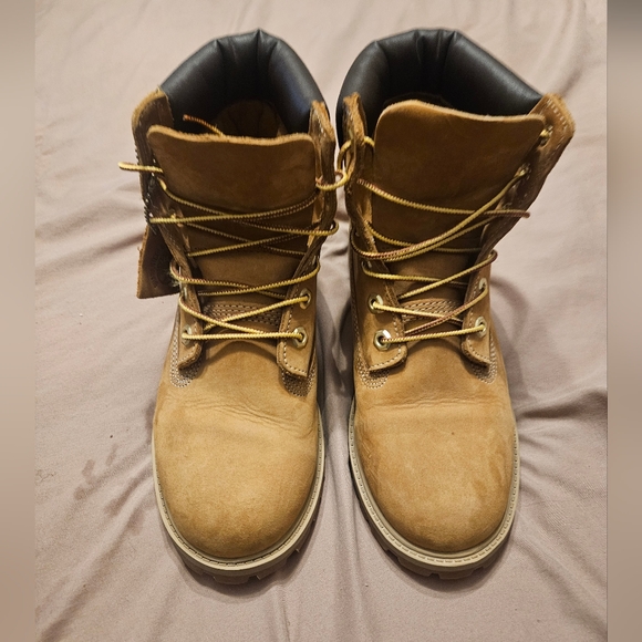 Timberland 6M 12909 Premium Internal Wedge Wheat Boots - Picture 16 of 16